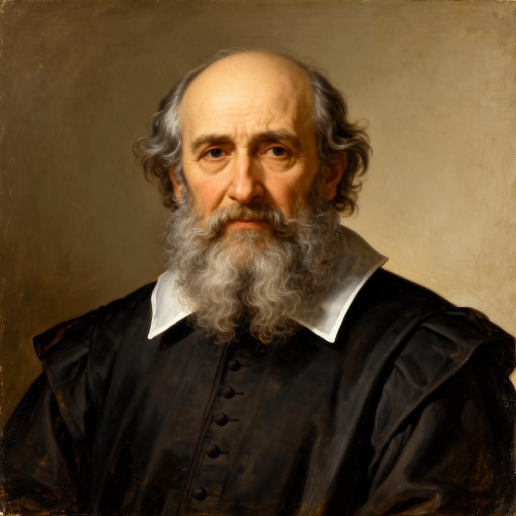 Porträtt av Galileo Galilei