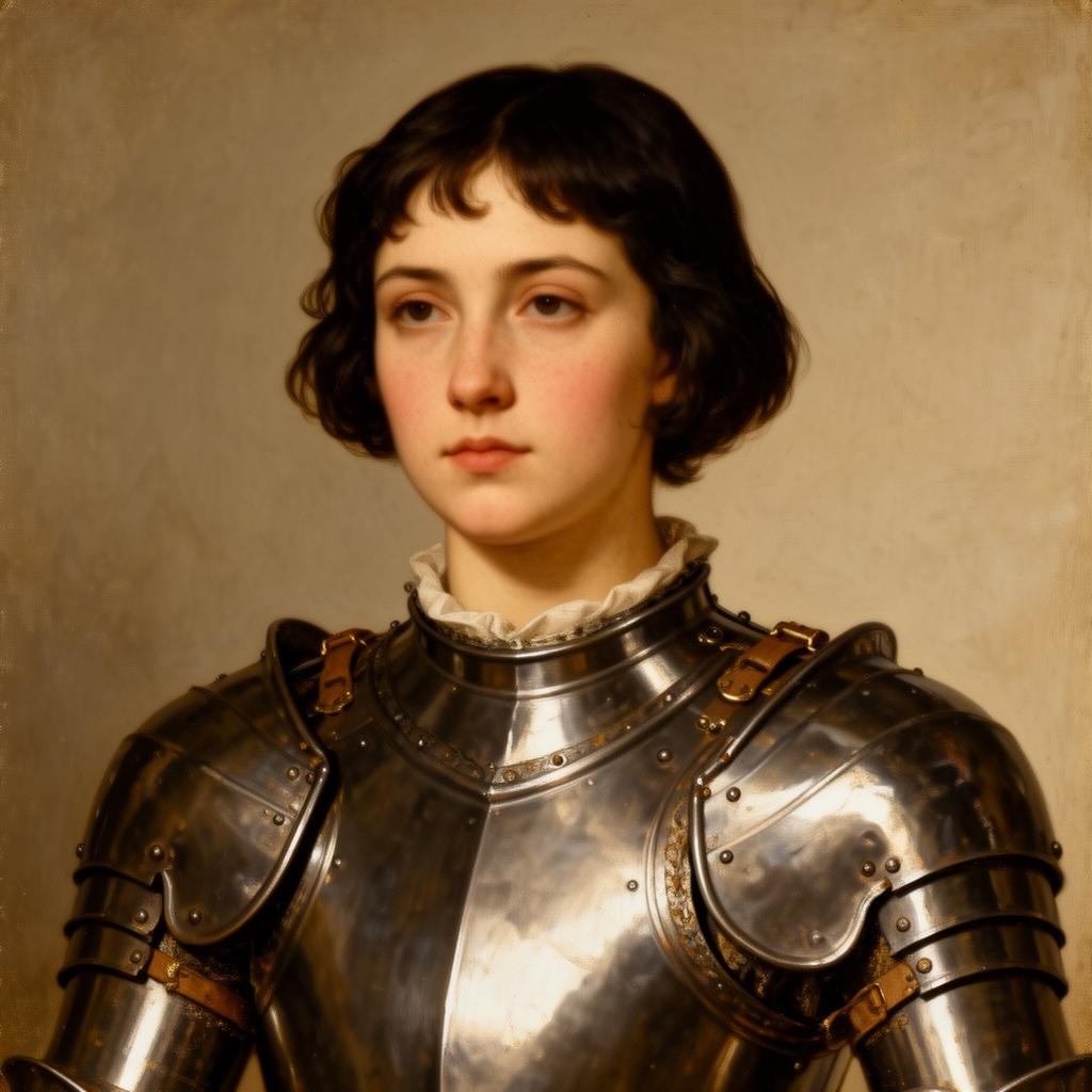 Porträtt av Jeanne d'Arc
