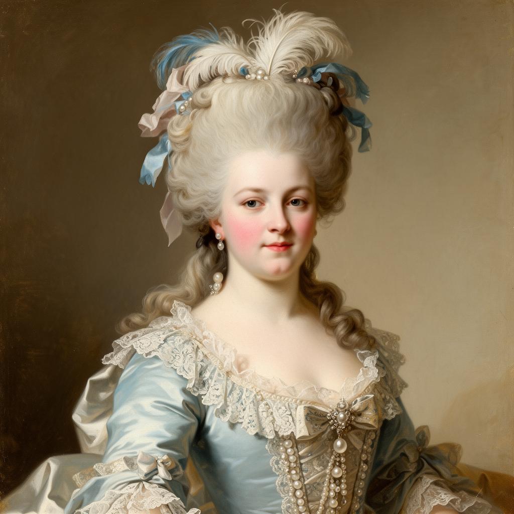 Porträtt av Marie Antoinette