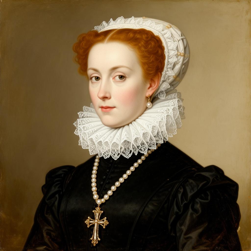 Porträtt av Maria Stuart
