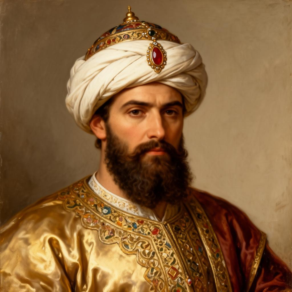 Porträtt av Saladin